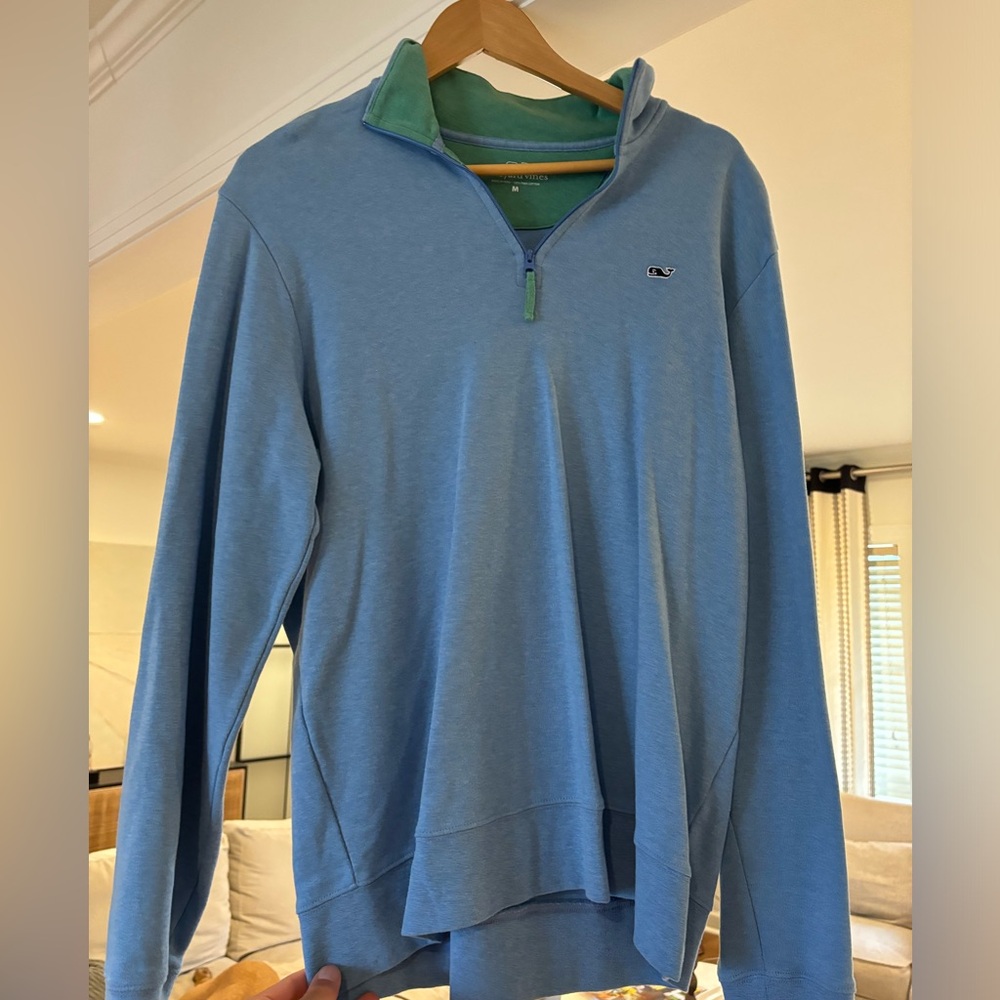 Vineyard Vines Men’s Pullover: Color BabyBlue